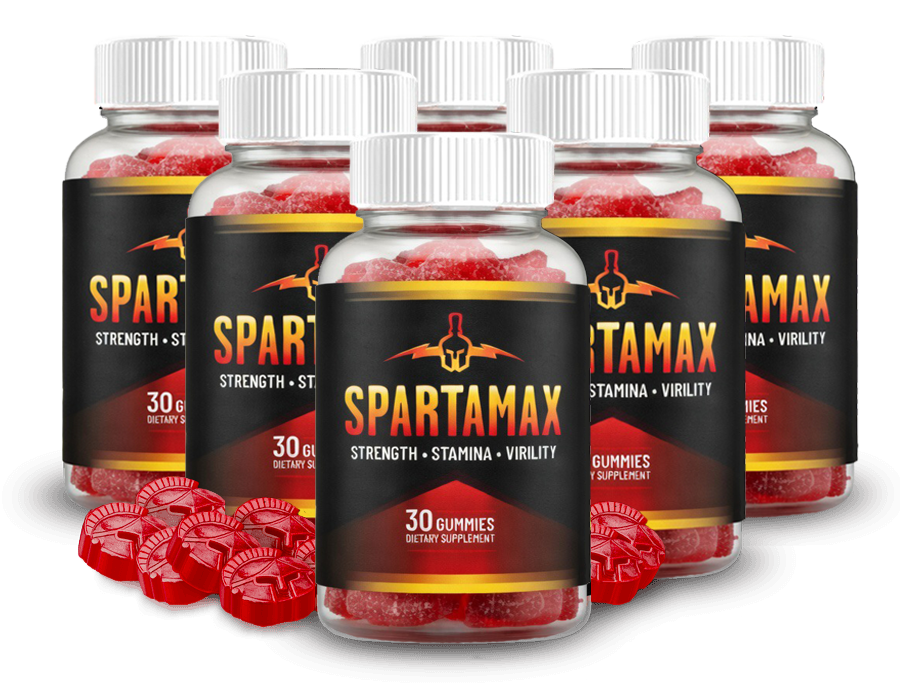 Spartamax Male Vitality Gummies, 6 bottle pack